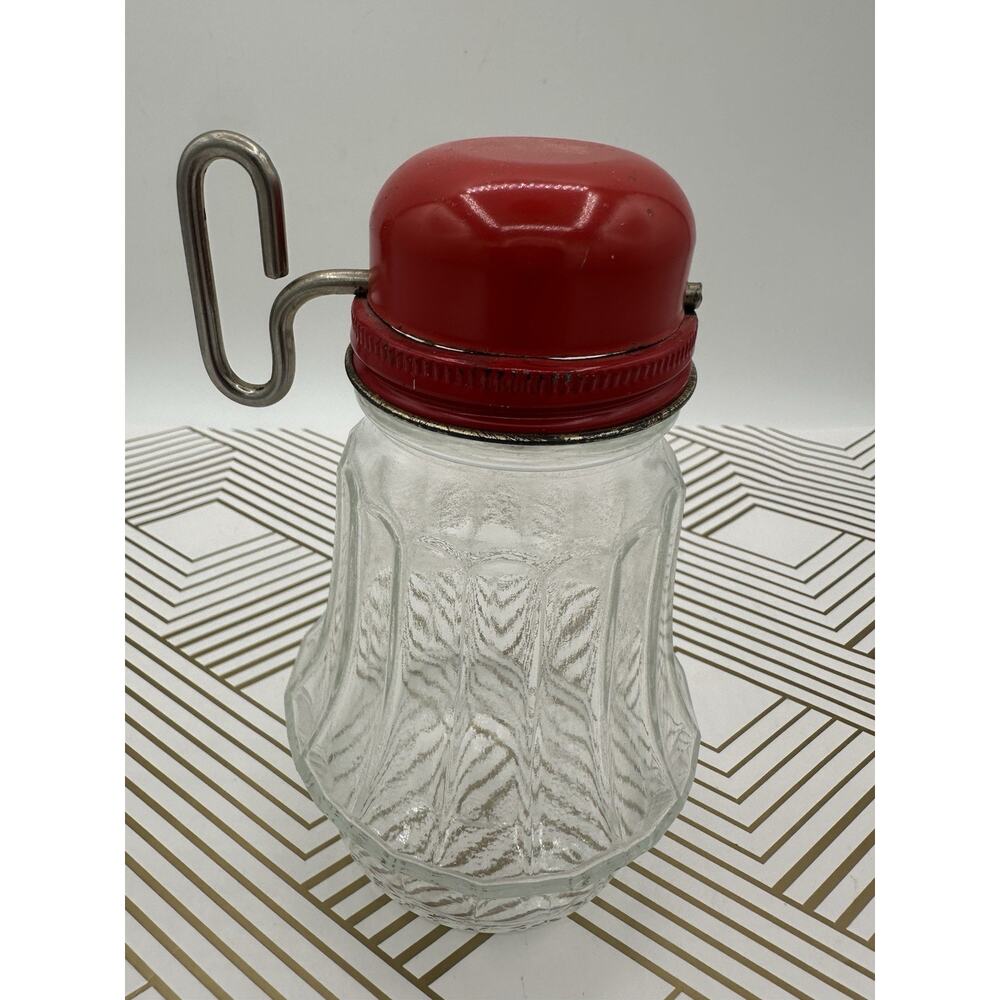 VTG Federal Turn Key Nut Meat Grinder Red Lid & Top Kitchen Farm Decor